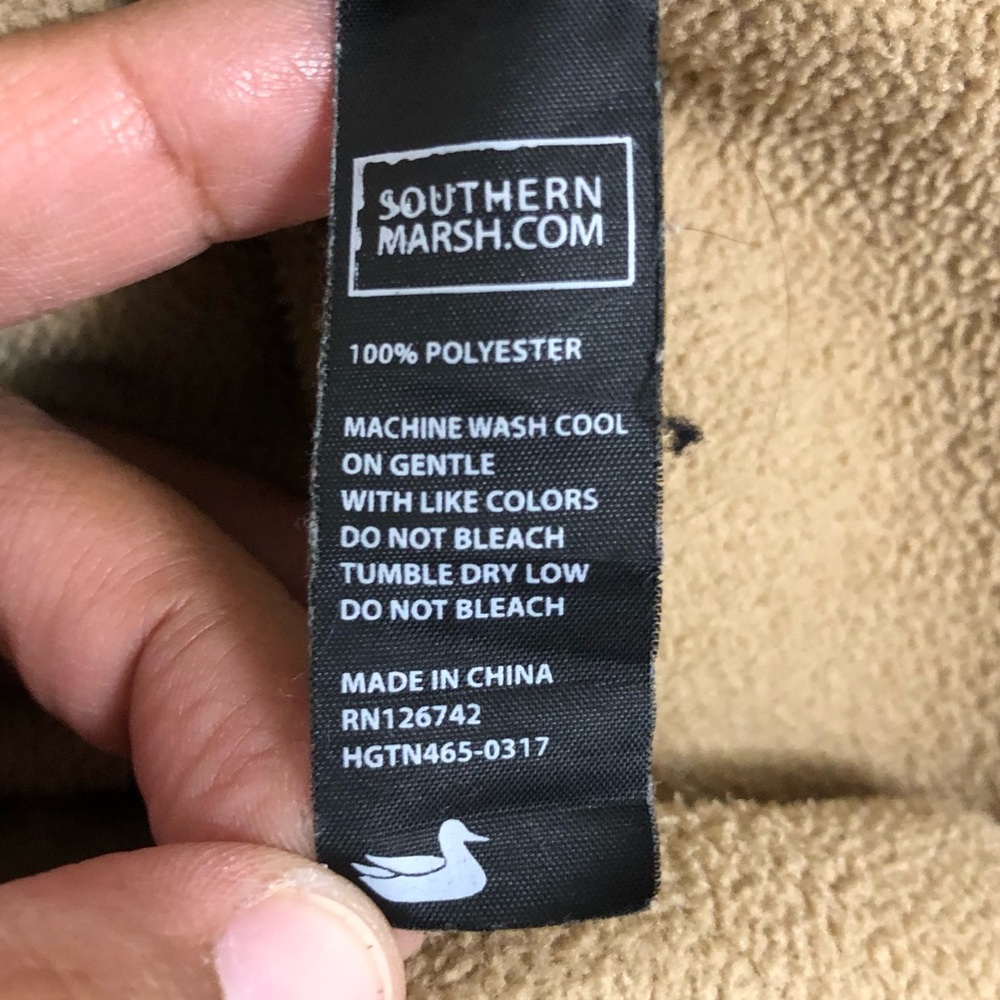 Southern Marsh Men Highland Alpaca Pullover Size XL Quarter Zip Mock Neck Winter - Picture 10 of 16